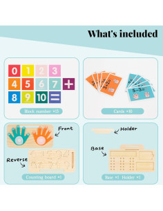 Juguete de Aprendizaje Montessori WOODENFUN 2-8 Años Matemáticas 2