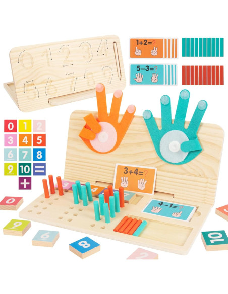 Juguete de Aprendizaje Montessori WOODENFUN 2-8 Años Matemáticas Juguete de Aprendizaje Montessori WOODENFUN 2-8 Años Matemáticas