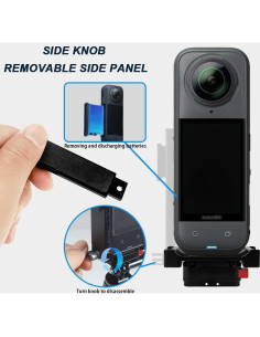 Soporte Vertical-Horizontal SRUIM para Insta 360 X5 X3 X2 2