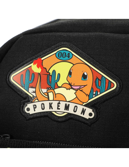 Mochila Negra Pokémon 19" con Parches de Pikachu y Amigos Mochila Negra Pokémon 19" con Parches de Pikachu y Amigos