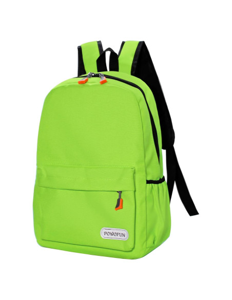 Mochila Infantil Verde Oxford 40x26x13cm para Escuela Mochila Infantil Verde Oxford 40x26x13cm para Escuela