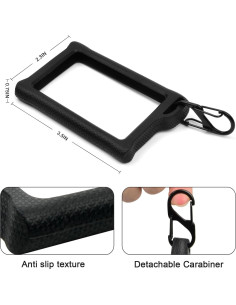 Funda de Silicona ANKHOH para SSD Samsung T7/T7 Touch - Negro 2