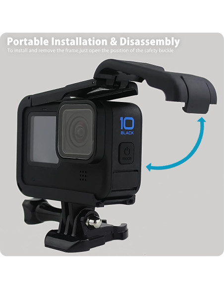 Kit Accesorios Protectores FitStill para GoPro Hero 9-13 Negro Kit Accesorios Protectores FitStill para GoPro Hero 9-13 Negro