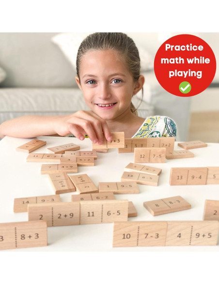 Juego de Dominó Matemático Extasticks Suma y Resta 6+ Juego de Dominó Matemático Extasticks Suma y Resta 6+