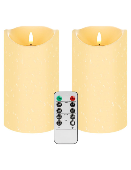 Velas LED a Prueba de Agua ANGELLOONG 15.24cm con Control Remoto Velas LED a Prueba de Agua ANGELLOONG 15.24cm con Control Remoto