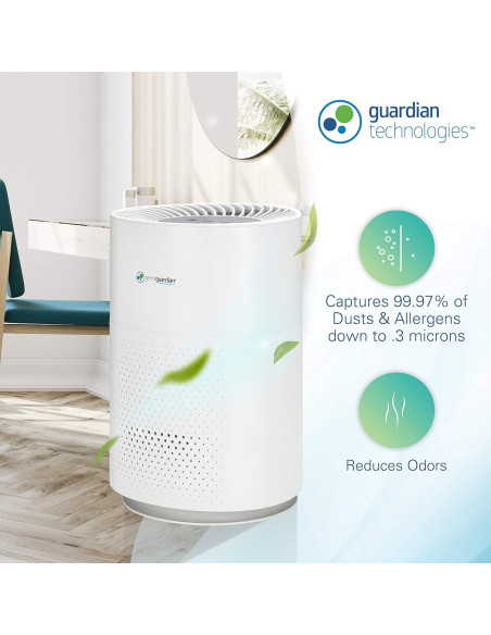 Purificador de Aire GermGuardian AC4200W HEPA 99.97% Blanco Purificador de Aire GermGuardian AC4200W HEPA 99.97% Blanco