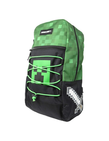 Mochila Minecraft Creeper 45.7x29.2x14 cm Unisex Mochila Minecraft Creeper 45.7x29.2x14 cm Unisex