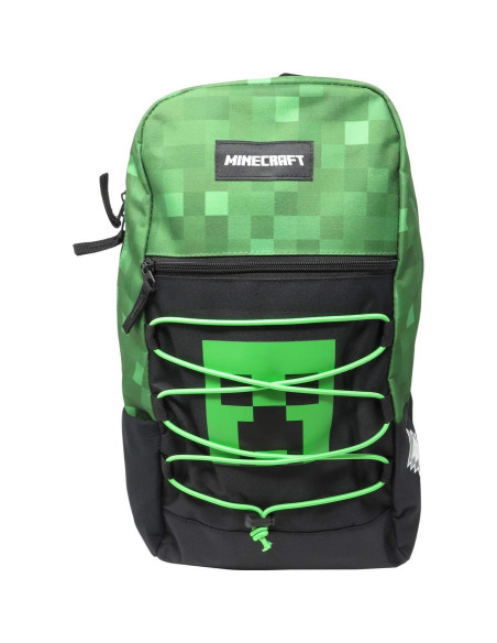 Mochila Minecraft Creeper 45.7x29.2x14 cm Unisex Mochila Minecraft Creeper 45.7x29.2x14 cm Unisex