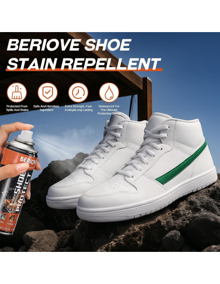 Spray Protector de Zapatos BERIOVE - Impermeabilizante 191 g