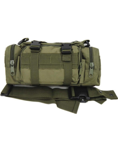 Bolsa Táctica FAMI 5L Nylon Verde Compacta Multifuncional