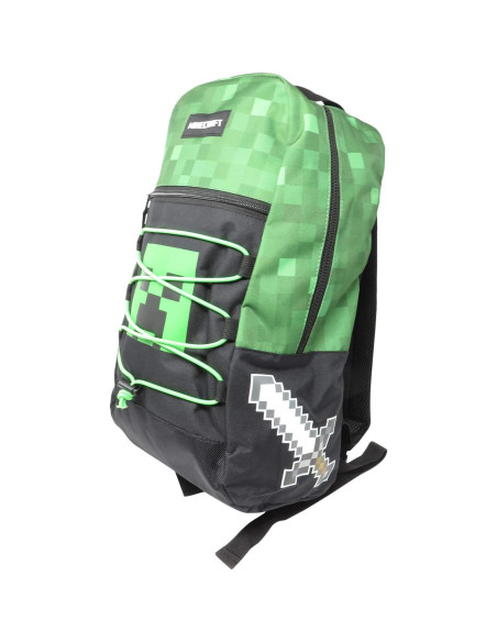 Mochila Minecraft Creeper 45.7x29.2x14 cm Unisex Mochila Minecraft Creeper 45.7x29.2x14 cm Unisex