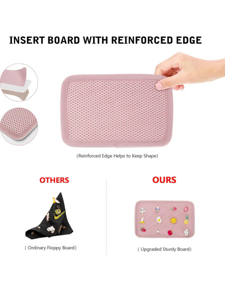 Mochila Ita Bag Prokva Rosa para Laptop y Pins Kawaii 19L Mochila Ita Bag Prokva Rosa para Laptop y Pins Kawaii 19L