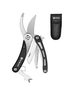 Tijeras de Jardinería Multifuncionales BIBURY 5 en 1 Acero Inoxidable