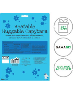 Almohadilla Térmica Capibara Huggable - 27.94 cm - Alivio Calambres 2