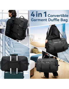 Bolsa Duffle de Ropa GARPROVM 4 en 1 Impermeable 55L 2