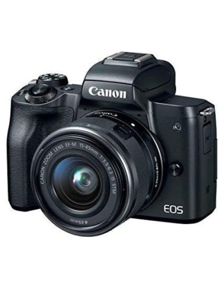 Cámara Sin Espejo Canon EOS M50 Kit 24.1MP 4K Negro Cámara Sin Espejo Canon EOS M50 Kit 24.1MP 4K Negro