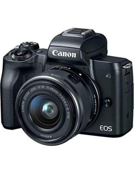 Cámara Sin Espejo Canon EOS M50 Kit 24.1MP 4K Negro Cámara Sin Espejo Canon EOS M50 Kit 24.1MP 4K Negro