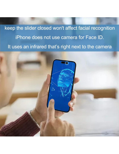 Cubierta de Cámara Frontal y Trasera EYSOFT para iPhone 15/15 Plus - 2 Pack