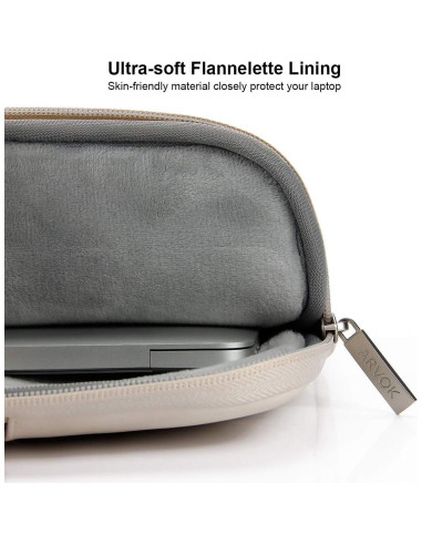 Funda para Laptop Arvok 15.6" Cuero Premium Resistente al Agua