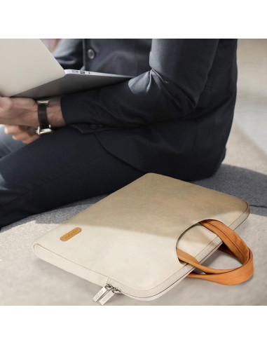 Funda para Laptop Arvok 15.6" Cuero Premium Resistente al Agua