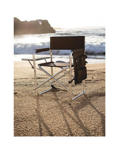 Silla Deportiva Plegable Picnic Time NHL con Mesa Lateral