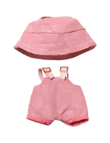 Ropa para muñecas 17cm Podafu - Conjunto rosa y marrón Ropa para muñecas 17cm Podafu - Conjunto rosa y marrón