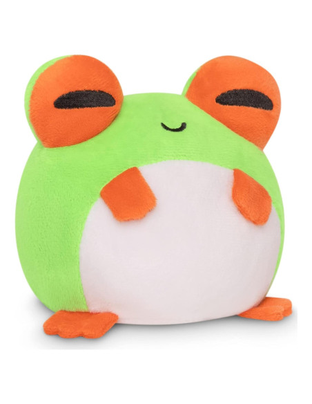 Peluche Reversible TeeTurtle Rana Feliz 10.2 cm Antiestrés Peluche Reversible TeeTurtle Rana Feliz 10.2 cm Antiestrés