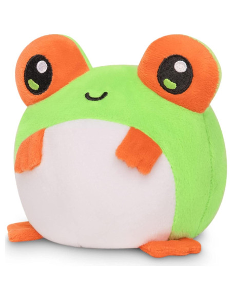 Peluche Reversible TeeTurtle Rana Feliz 10.2 cm Antiestrés Peluche Reversible TeeTurtle Rana Feliz 10.2 cm Antiestrés