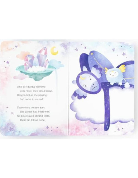 Slumberkins Dragón Kin 35.56 cm + 2 Libros de Cartón 0-8 años Slumberkins Dragón Kin 35.56 cm + 2 Libros de Cartón 0-8 años