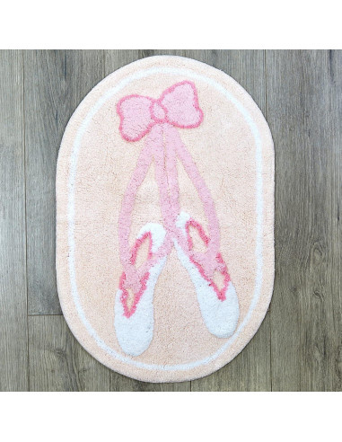 Alfombra Ballerina Everyday Kids 76x51 cm Algodón Antideslizante
