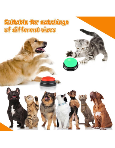 Botones de Comunicación para Mascotas EEPYOCB - Set de 4