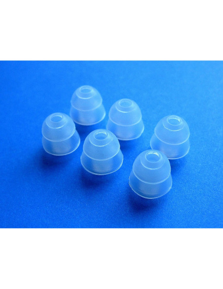 Tapones para Oídos Doble Flange Shure S 6 Piezas 2 Capas Tapones para Oídos Doble Flange Shure S 6 Piezas 2 Capas