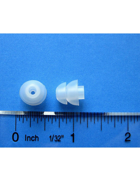 Tapones para Oídos Doble Flange Shure S 6 Piezas 2 Capas Tapones para Oídos Doble Flange Shure S 6 Piezas 2 Capas