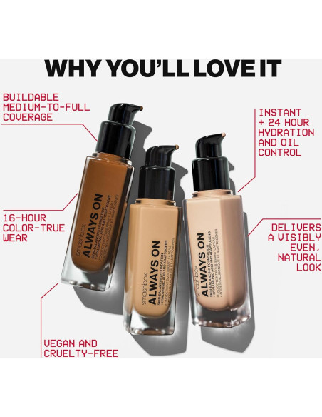 Base de Maquillaje Smashbox Always On 120g - F30N Neutro Base de Maquillaje Smashbox Always On 120g - F30N Neutro