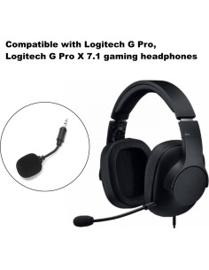 Micrófono de Reemplazo 3.5mm para Logitech G Pro y G Pro X 2