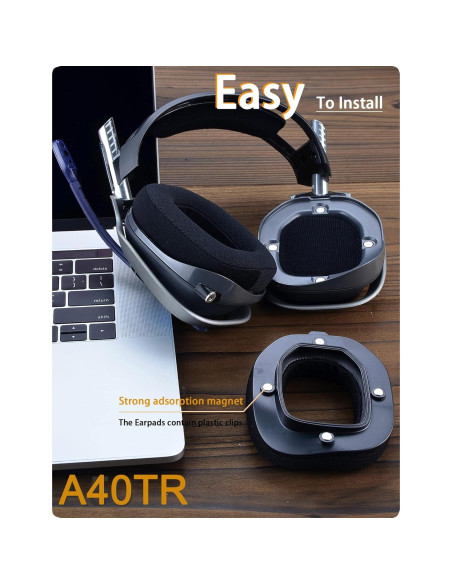 Almohadillas de Reemplazo Defean para Auriculares Astro A40 TR Almohadillas de Reemplazo Defean para Auriculares Astro A40 TR
