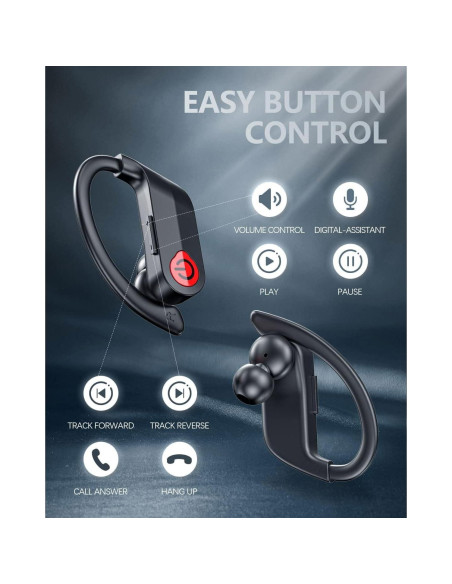 Auriculares TWS Inalámbricos Selna Y46-B7O9FM con Gancho Auriculares TWS Inalámbricos Selna Y46-B7O9FM con Gancho
