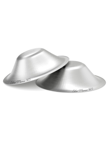 Copas de Lactancia Silver Mamas 925 para Alivio de Pezones - Grande