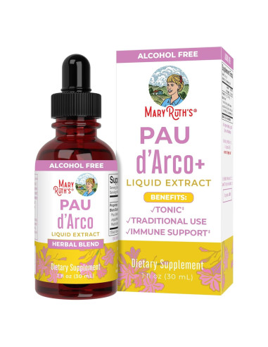 Suplemento Herbal Líquido Pau d'Arco MaryRuth 29.57 ml