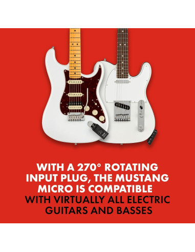 Amplificador de Auriculares Fender Mustang Micro 5W Bluetooth