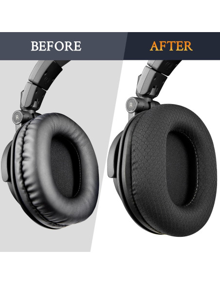 Almohadillas de Reemplazo SOULWIT para Auriculares Audio Technica M50X Almohadillas de Reemplazo SOULWIT para Auriculares Audio Technica M50X