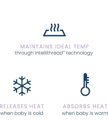 HALO Sleepsack Ideal Temp Manta Bebé TOG 1.0 Gris Pequeño