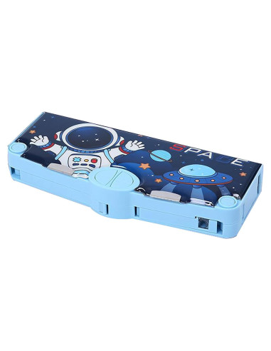 Estuche de lápices multifuncional FEWOFJ Nave Espacial 24.99x9.00cm