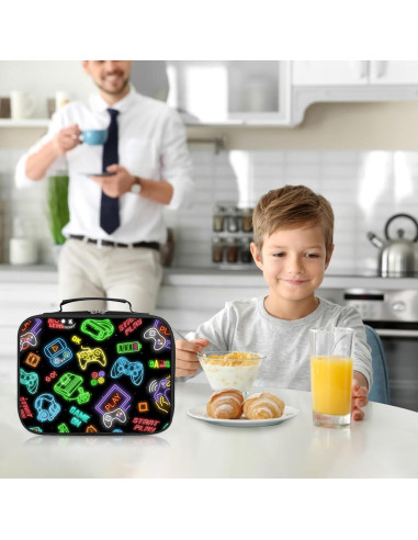 Bolsa de Almuerzo Aislada WOBAGMEN para Niños 26x9x20cm