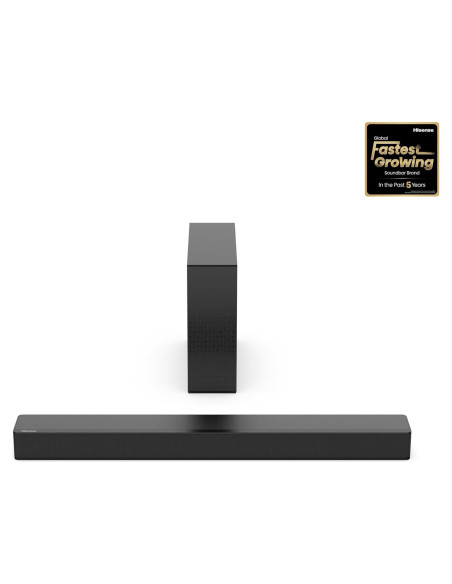 Barra de Sonido Hisense HS2100 2.1 Ch 240W Subwoofer Inalámbrico Barra de Sonido Hisense HS2100 2.1 Ch 240W Subwoofer Inalámbrico