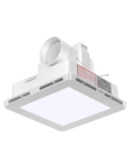 Extractor de Baño VIVOSUN con Luz LED 110 CFM Ultra Silencioso Extractor de Baño VIVOSUN con Luz LED 110 CFM Ultra Silencioso