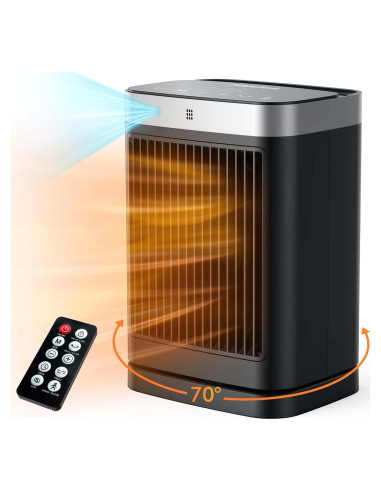 Calentador de espacio Abolee HP1503R 1500W con control remoto