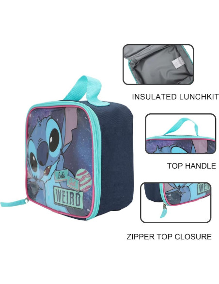 Caja de Almuerzo Aislada Lilo & Stitch 24.1x19.1 cm Caja de Almuerzo Aislada Lilo & Stitch 24.1x19.1 cm