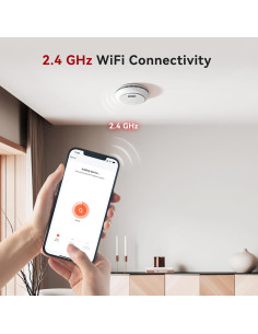 Detector de Humo y CO Siterlink Inteligente 2.4G WiFi 2