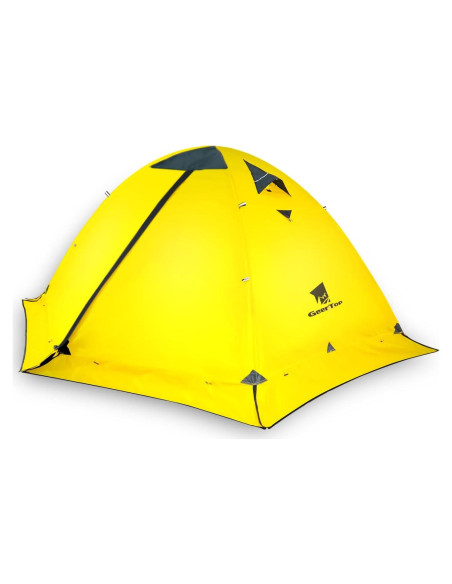 Tienda de Camping GEERTOP 2 Personas Impermeable 4 Estaciones
